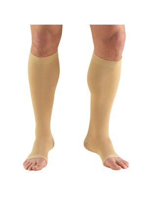 Truform 0865 Knee High Soft Top Open Toe 20-30 mmHg Unisex Beige