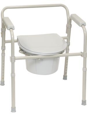 ProBasics Three-in-One Folding Commode with Full Seat