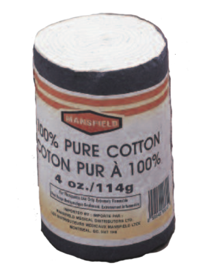 100% Pure Cotton Roll 4 oz