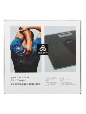 Total Body Electronic Personal Scale Black