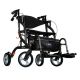 Airgo Fusion F20 Side-Folding Rollator & Transport Chair Pearl Black