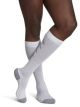 Athletic Recovery Socks 15-20 mmHg Calf Standard Band Closed Toe White