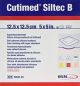 Cutimed Siltec B 7328401 White Foam Dressing with Silicone Adhesive Border Sterile 12.5 cm x 12.5 cm Box/10