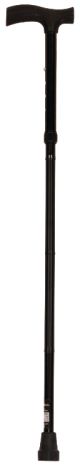 ProBasics Offset Folding Cane with Strap Black