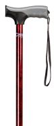 Carex Soft Grip Derby Cane Designer Red