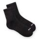 EcoSox Bamboo Quarter Diabetic Socks Black
