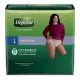 Depend Fit-Flex Underwear for Women Maximum Absorbancy Large Case/56