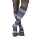 Microfiber Shades for Men 15-20 mmHg Graphite Stripe
