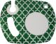 Green Diamond Lappertizer Trays Pkg/4