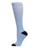 Unisex Solid Nylon 15-20 mmHg Graduated Compression Socks Size 9-11 Light Blue