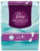 Poise Thin-Shape Pads Maximum Absorbency Regular Length Case/192