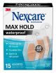 3M Nexcare Max Hold Waterproof Bandages Assorted Box/15