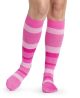 Microfiber Shades for Women 15-20 mmHg Pink Stripe