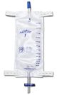 Medline DYND12588 Leg Bag Large with Leg Straps and Slide T-Tap Drainage Valve Latex-Free 940 mL