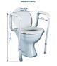 Adjustable Toilet Safety Frame