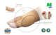Ped-A-Ligne M Gel Thin Bunion Relief Sleeve 5mm Gel Covered Pkg/1