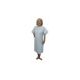 Convalescent Comfort Gown Blue with Velcro Closure