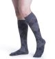 Microfiber Shades for Men 15-20 mmHg Graphite Argyle