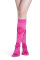 Microfiber Shades for Women 20-30 mmHg Pink Argyle