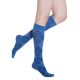 Microfiber Shades for Women 20-30 mmHg Royal Blue Argyle