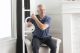 Security Pole & Curve Grab Bar White